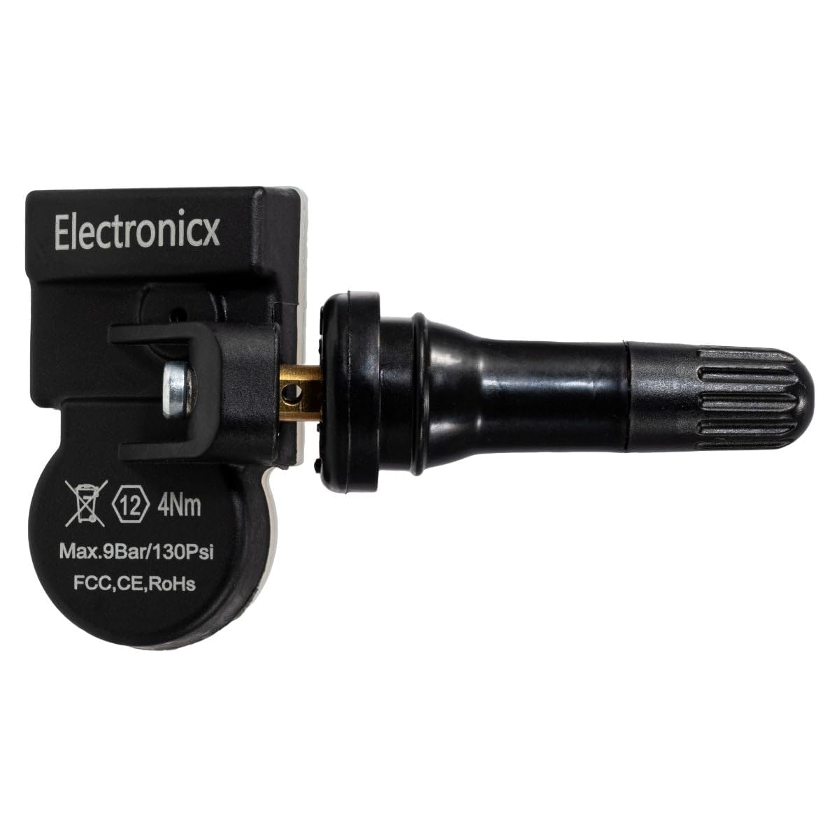 Electronicx Lot de 4 capteurs TPMS en caoutchouc compatibles avec Chevrolet Tracker 2019-2020 Capteur de pression des pneus TPMS