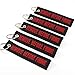 Rotary13B1 REMOVE BEFORE FIRING - Key Chains - Black/Red- 5pcs