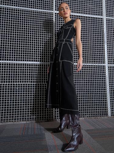 Image of Sassafras Women Waist Cut-Out Midi Dress