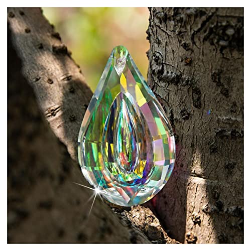 プリズムと万華鏡 カラフルなランプ プリズム パーツ クリスタル ハンギング ドロップ ペンダント 76 mm 理科教室光学キット