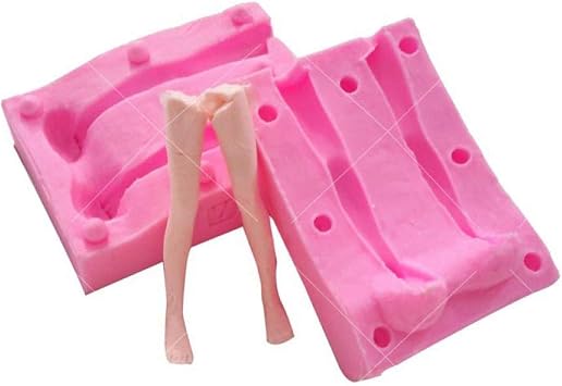 Sexy Lady Woman Girl Body Model 3D Doll Body Leg Silicone Fondant Molds Aromatherapy Plaster Clay Mold Chocolate Biscuit Sugar Craft Ice Mould DIY Cake Decorating Supplies Baking Tools Leg
