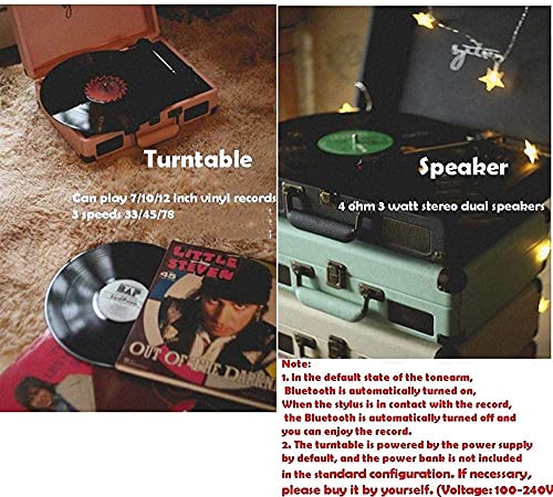 Vitesses du Tourne-Disque Gramophone avec Haut-parleurs stéréo intégrés Prend en Charge la Sortie Audio RCA et Le… - Les Beatles, Paul McCartney, John Lennon, RIngo Starr, George Harrison Vitesses du Tourne-Disque Gramophone avec Haut-parleurs stéréo intégrés Prend en Charge la Sortie Audio RCA et Le… – Image 6