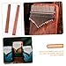 SAFIGLE 2sets Key Kalimba Bridge Replacement Kit Diy Thumb Piano Bridge Parts Smooth Wood Design Easy Installation Upper Lower for Music Lovers and Beginners