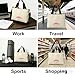 Large Crossbody Bags Ladies Shoulder Handbags Messenger Bag with Adjustable Shoulder Strap Totes Hobo Purses Fashion Nylon Oxford Handbag Tote Purse Lightweight Sling Bags for Travel Sports​ (White)