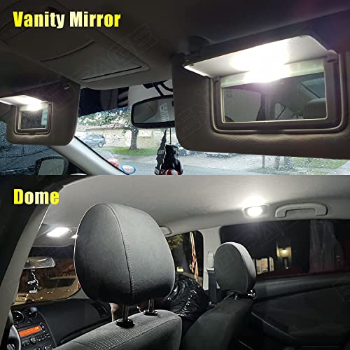 Kit de 10 piezas de luz interior LED compatible con Infiniti Q50 miniatura 5