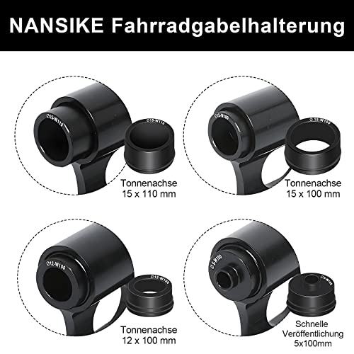 Fahrrad Gabelhalterung, Vielseitiger Fahrradblock, Fahrradgabel aus Aluminiumlegierung