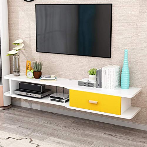 Schwimmdock Regal Wandbehang TV-Schrank Moderne Schwimm Konsole Möbel Rack Medien Blu-ray-Player-Entertainment-Center Videospiel-Konsole