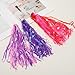 YELARXI Bike Streamers, Bike Tassel Handlebar Streamers Colorful - Fitting for (Bicycle Tricycle Grips - Scooter Accessories - Decorations - Girls) 2 Pair & 10.6 Inch & Purple