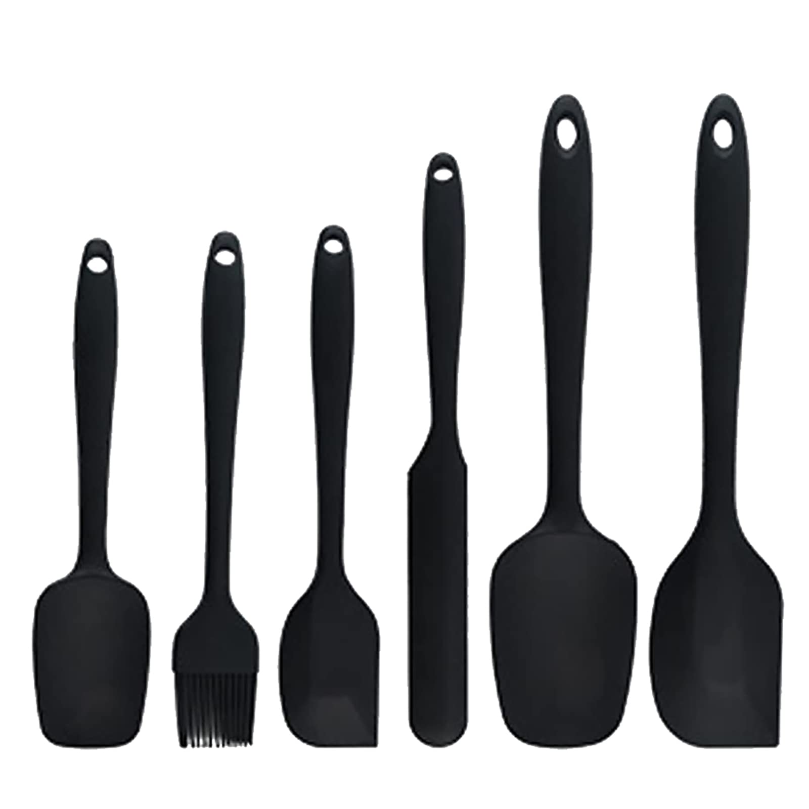 Silicone Spatula Set, Kitchen Gadgets Spatula Oil Brush Set, Flexible