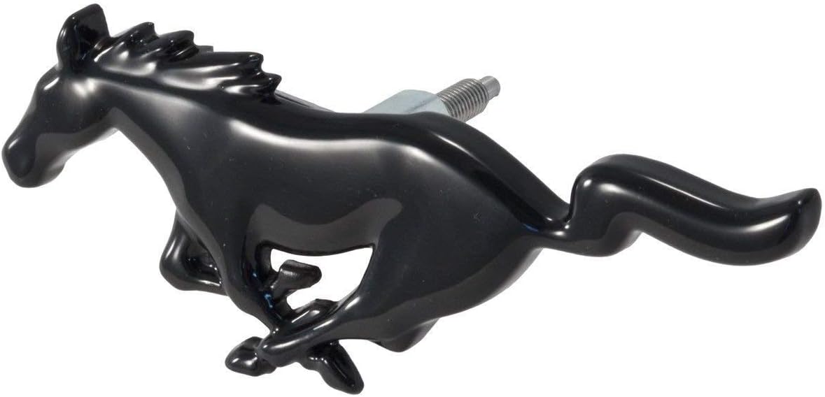 1993 Mustang SVT Cobra Black Running Horse Front Grille Emblem