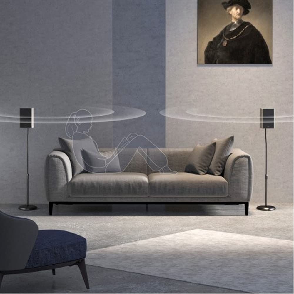 Audizio HTS12 Soportes de Suelo para Altavoz satélite Juego de 2