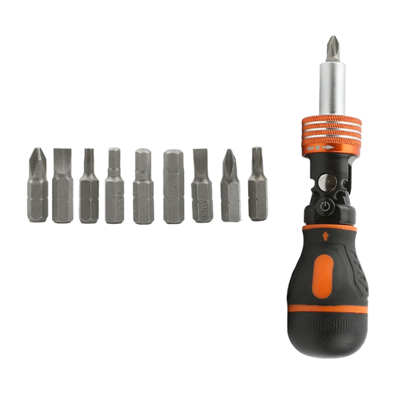 9 in 1 Ratchet Screwdriver Multi-Bit Screw Driver Electrician Disassembly Hand Repair Tools Wrench Tools Screwdriver Adjustable Tip