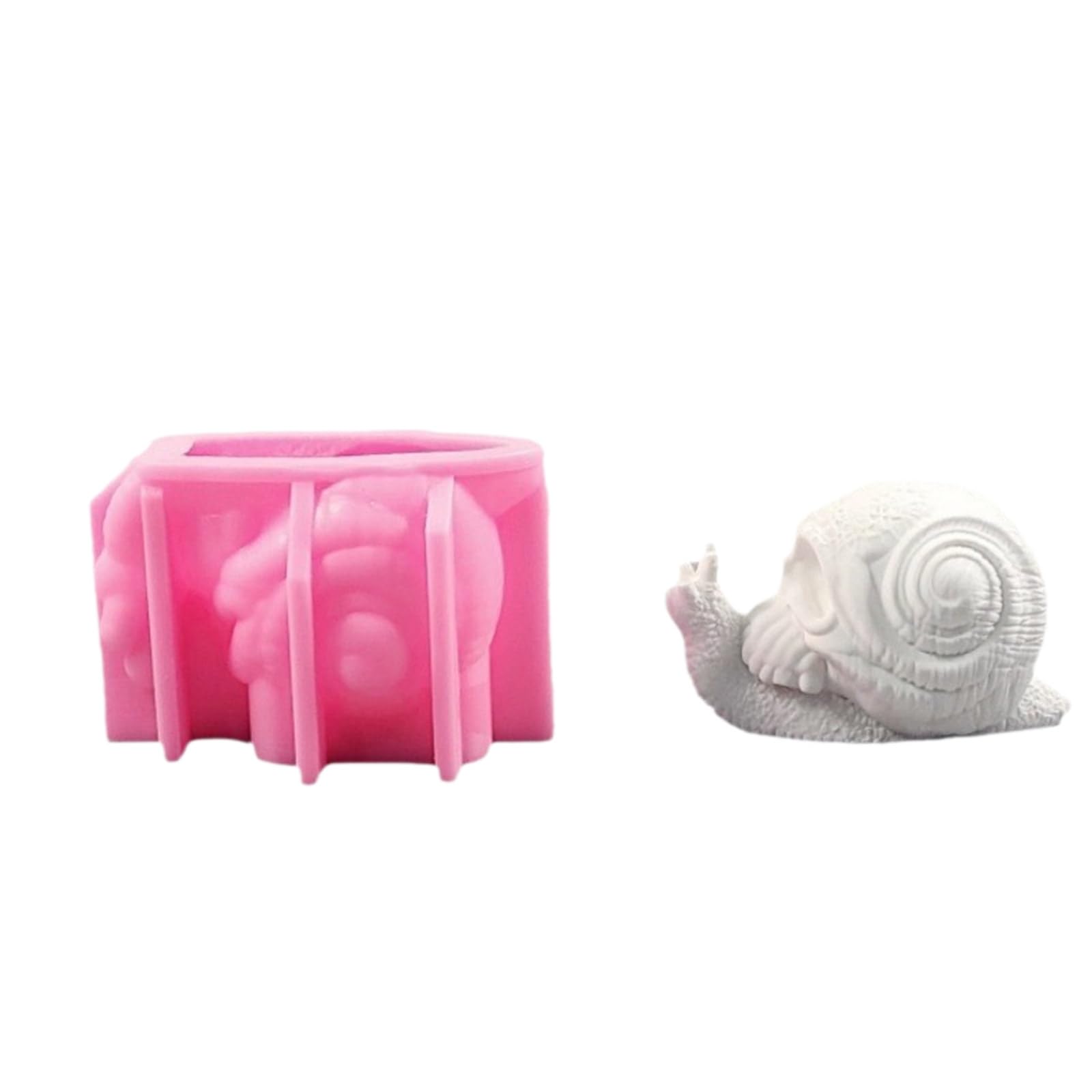 MHADBKH Skull Snail Shaped Silicone Molds for Home Decoration Soap Chocolate Plaster Fondant Epoxy Resin Wedding Accessories
