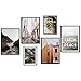 Produktbild myestado - Premium Poster Set Bilder Wohnzimmer Modern Schlafzimmer Bild für Ihre Wand - ohne Rahmen - 4 x DIN A3 & 2 x DIN A4 Bilder Set - ca. 30x42 & 21x30 » Lissabon «