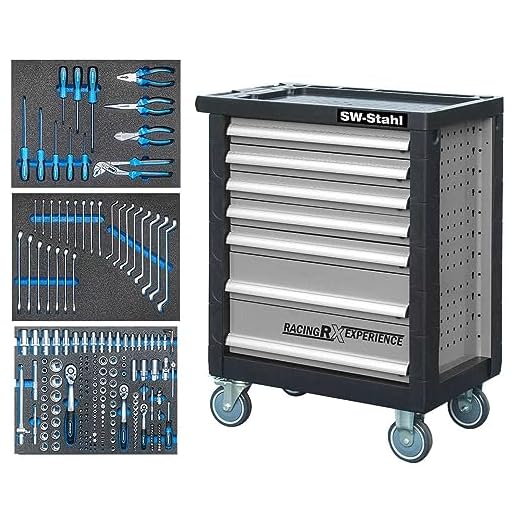 SW-Stahl Z3703 Werkstattwagen, bestückt