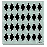 Stencil1 x 6-inch Stencil-Diamonds