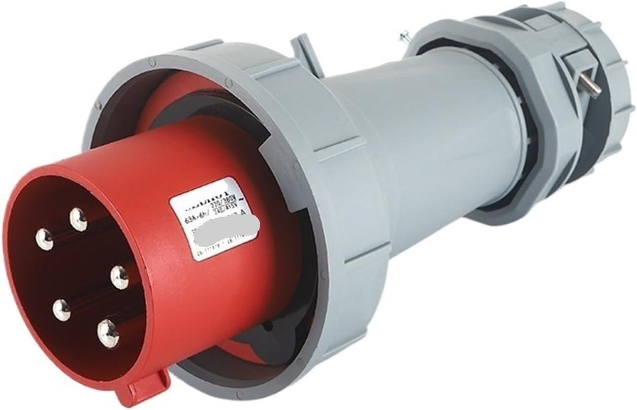 Connettore industriale a spina e presa da 1 pezzo for applicazioni mobili - Grado di protezione IP67 for data center e illuminazione da palco(5P 63A)