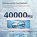 Ultrasonic Jewelry Cleaner, ABOX Professional Cleaning Machine 25 Ounces/750ML with Digital Timer and Clear Lid, Eyeglasses, Rings, Dentures Cleaner GT-F6