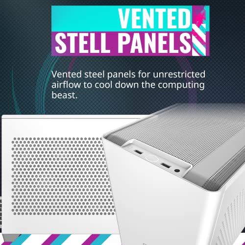Image of Cooler Master NR200 Mini-ITX Case and V750 SFX Gold Full Modular PSU White Bundle with 80+ Gold, Vented Panel, Triple-Slot GPU, 120mm Fan, SFX Form Factor