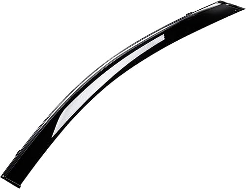 Miniatura 6 de Tinte de humo adhesivo con viseras de ventana cromadas compatibles con Honda Accord Sedan 2018-2022, deflectores de ventana inastillables, 4 piezas