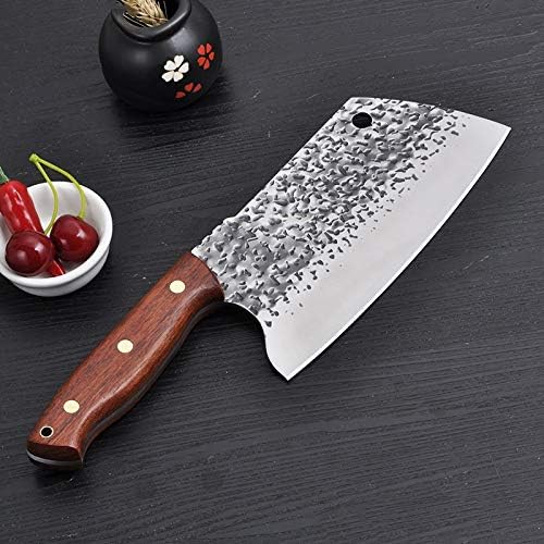 DAXXIN Meat Cleaver,Cleaver Knife, High Carbon Steel Forging Handmade Household Chef Special Slicing Knife Sharp Bone Cutting Meat Knife Kitchen Knife