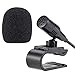 Produktbild NewTH Externe Mikrofon 3,5 mm Auto-Mikrofon Kompatibel mit Sony JVC Kenwood Boss Jensen Alpine Mic für Fahrzeug Head Unit mit Bluetooth Audio Stereo Radio CD DVD GPS,mit 3-m-Kabel, Plug and Play