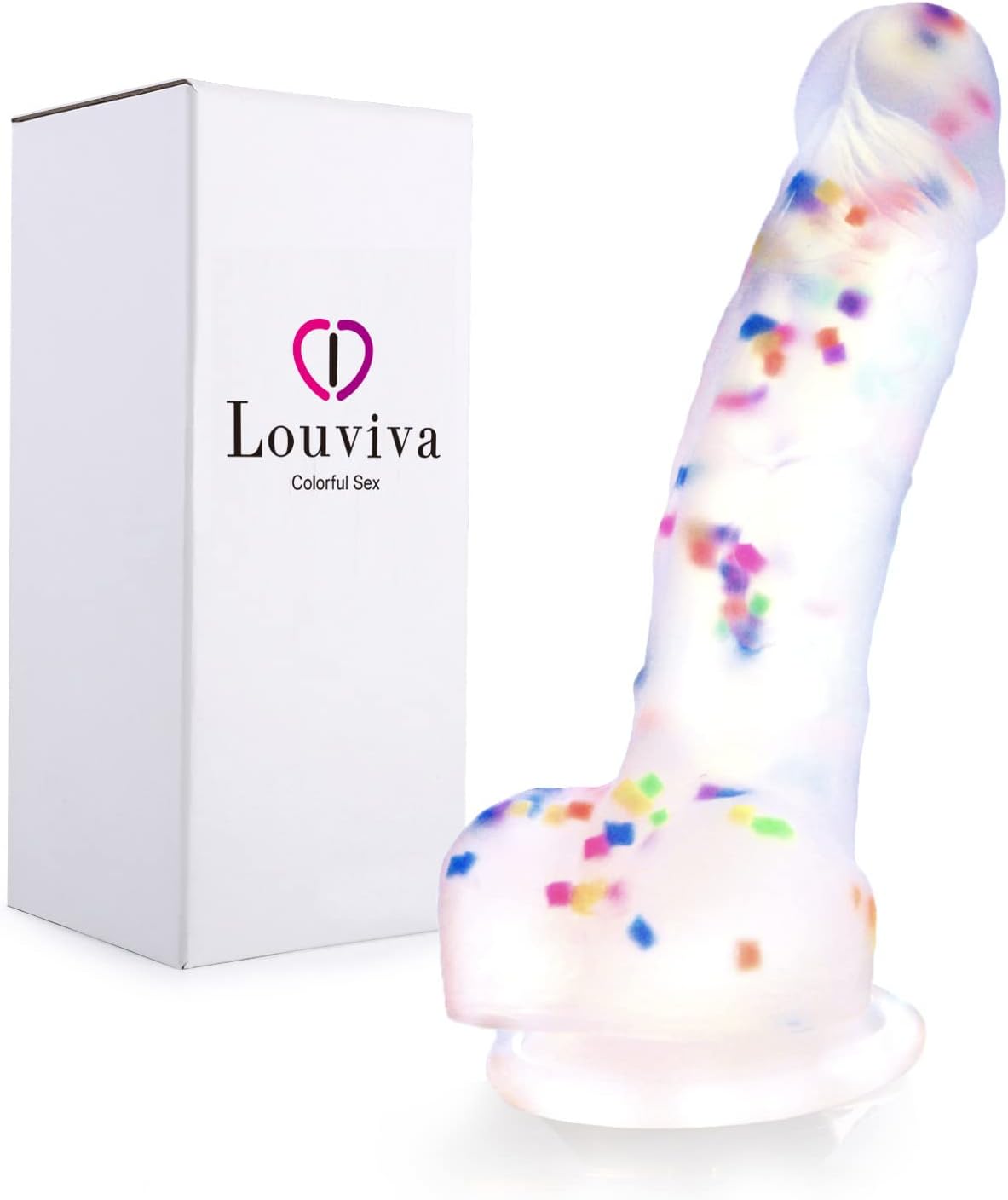 Consoladores realistas y coloridos para principiantes, consolador de silicona de 7 pulgadas con potente ventosa, juguete sexual para adultos para