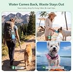 Puppy Essentials Dog Water Bottle: Portable Dog Water Bowl Dispenser Travel - Image 6