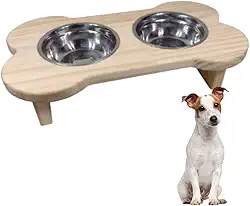 Comedouro Pet Elevado Bebedouro Para Cachorro 2 Tigelas Aço InoxTamanho Pequeno