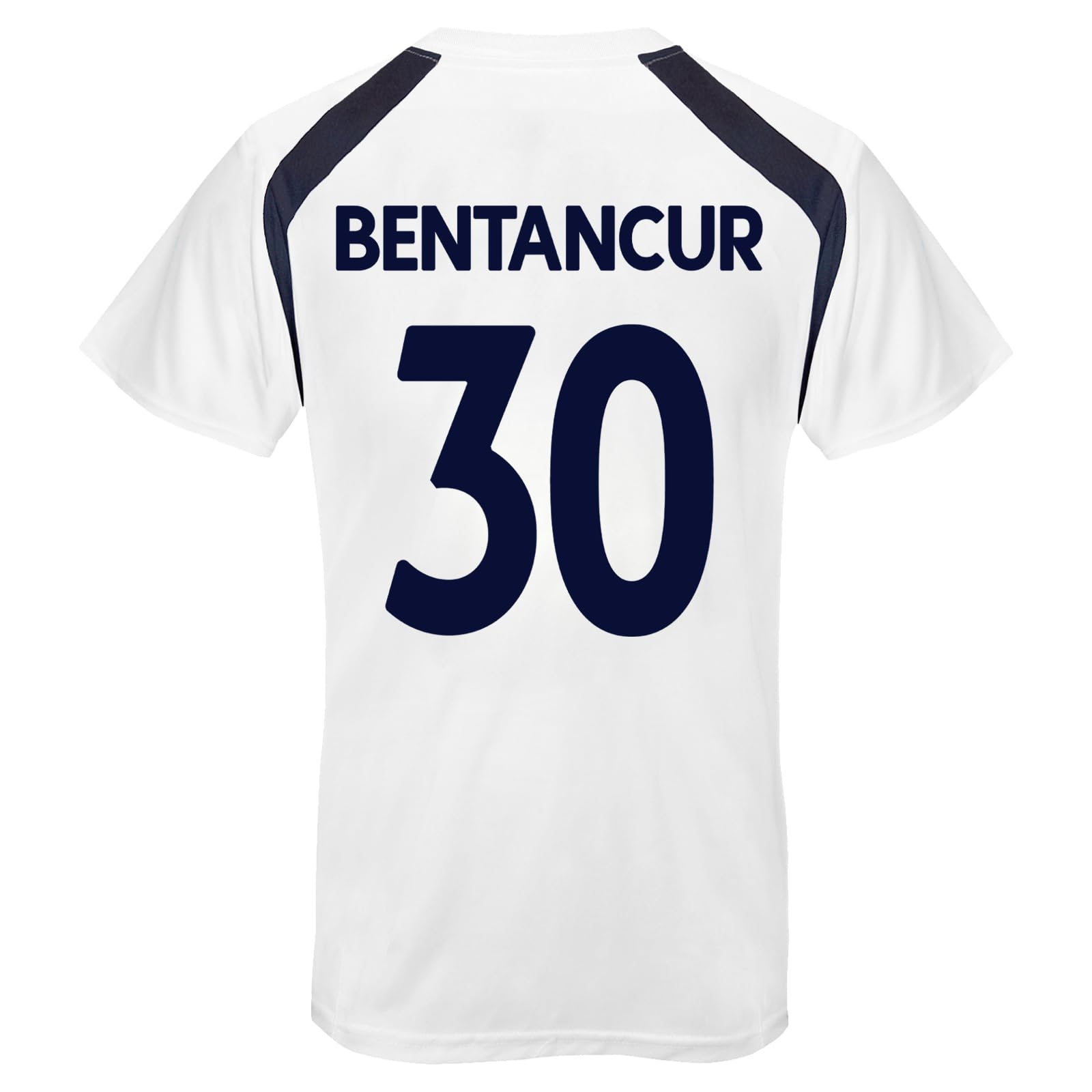 Tottenham Hotspur FC Mens Bentancur 30 Poly T-Shirt White Medium