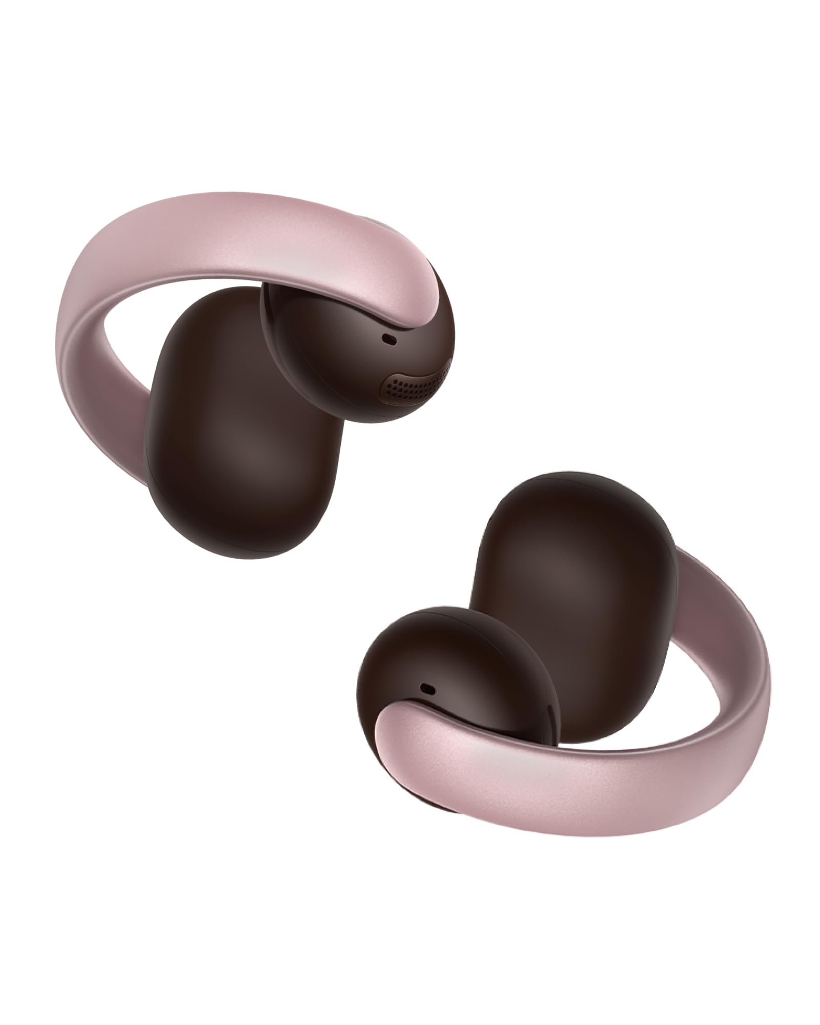 soundcore by Anker AeroClip, Open-Ear Kopfhörer, Open-Ring Design, Hi-Res | Open Earbuds, ganztägiger Komfort, 4 KI-gestützte Mikrofone, sicherer Halt, 12mm Treiber, Open-Ring Design