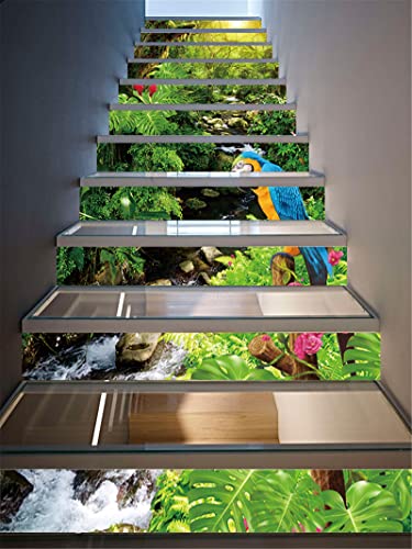 FLFK 3D Paesaggio della natura del pappagallo