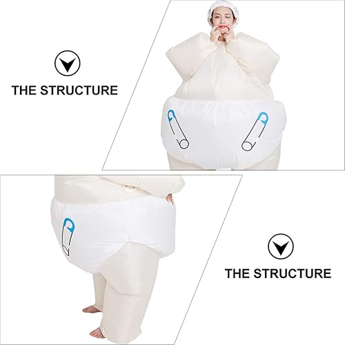 Miniatura 4 de ABOOFAN Disfraz inflable grande, disfraz divertido para cosplay, ropa de disfraces, juguete de fiesta inflable