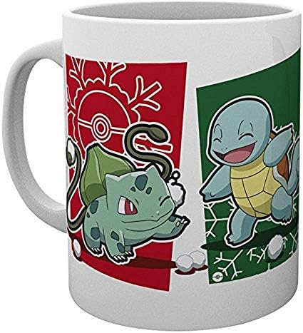 GB eye Pokémon Snowball Starters Christmas Mug