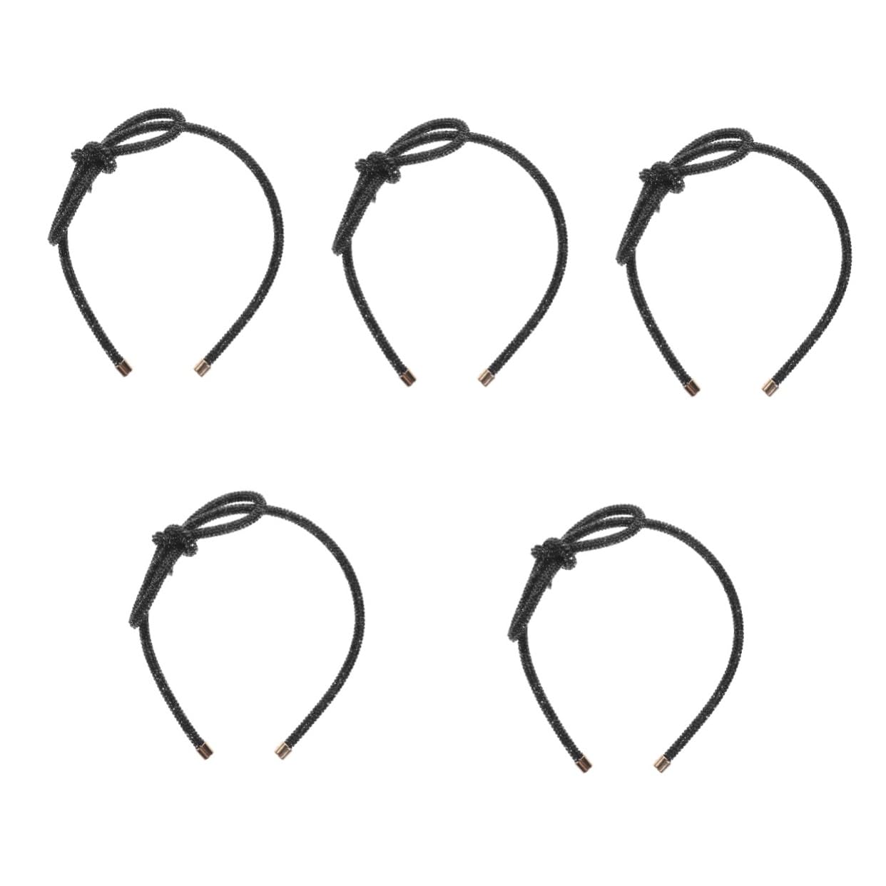 FOMIYES 5 Pezzi Fascia Per Chic Per Donne E Ragazze Fascia Per Con Fiocco Di Strass Accessorio Di Moda Per Occasioni Speciali
