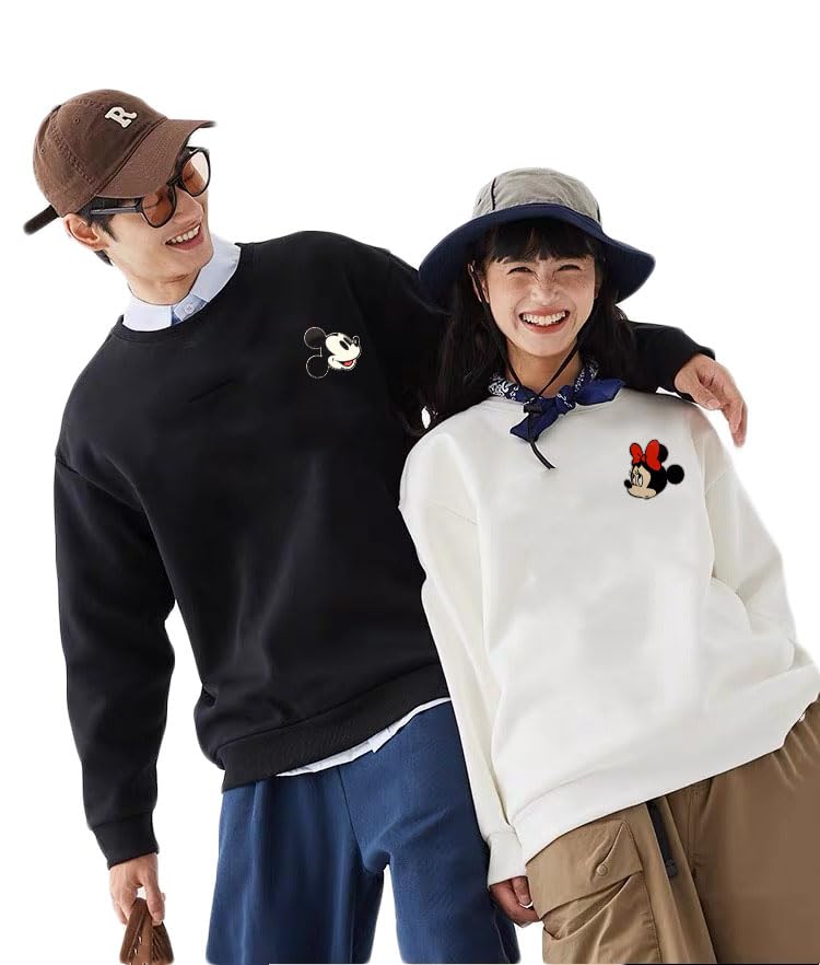 Amazon.co.jp: [DAKOU] カワイイ ミッキー ミニー トレーナー Q3