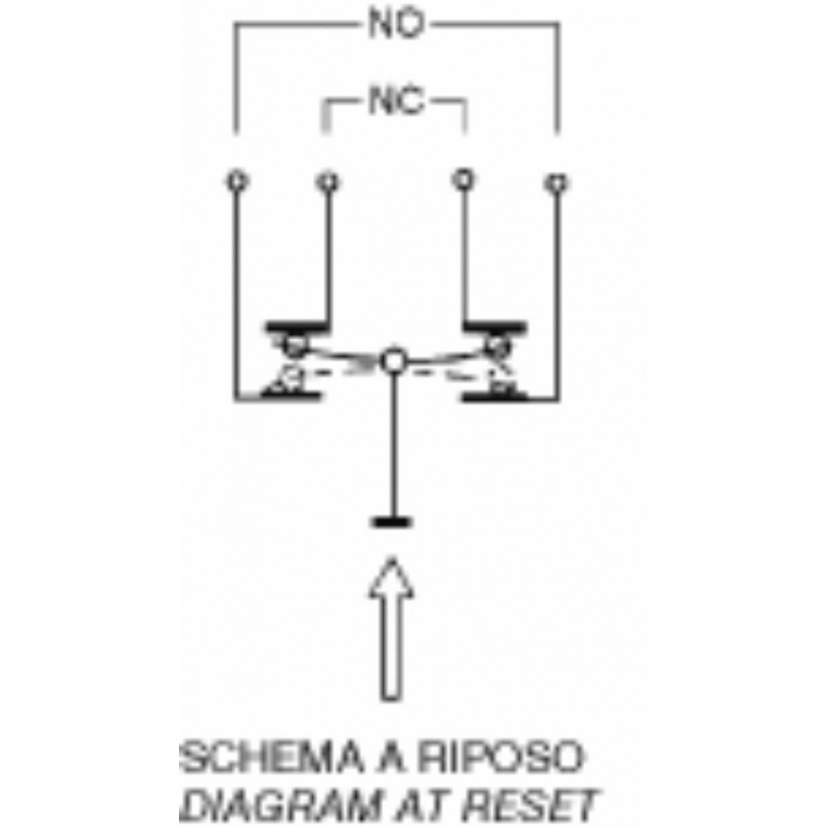 Cobo Deviatore per indicatori di arresto 12-24 V: Deviatore indicatore di arresto con 4 contatti da 6,3 mm, IP67, Made in Italy