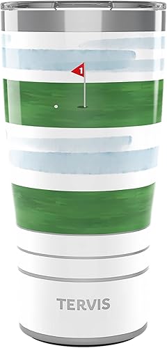 Miniatura 10 de Tervis Traveler - Vaso aislado de triple pared The Putt de golf mantiene las bebidas frías y calientes, 30 onzas, acero inoxidable