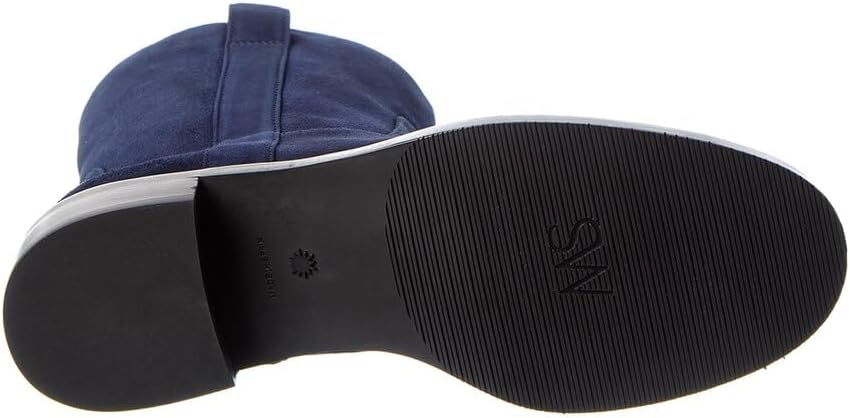 Stuart Weitzman Lenora Suede Bootie, 7.5, Blue