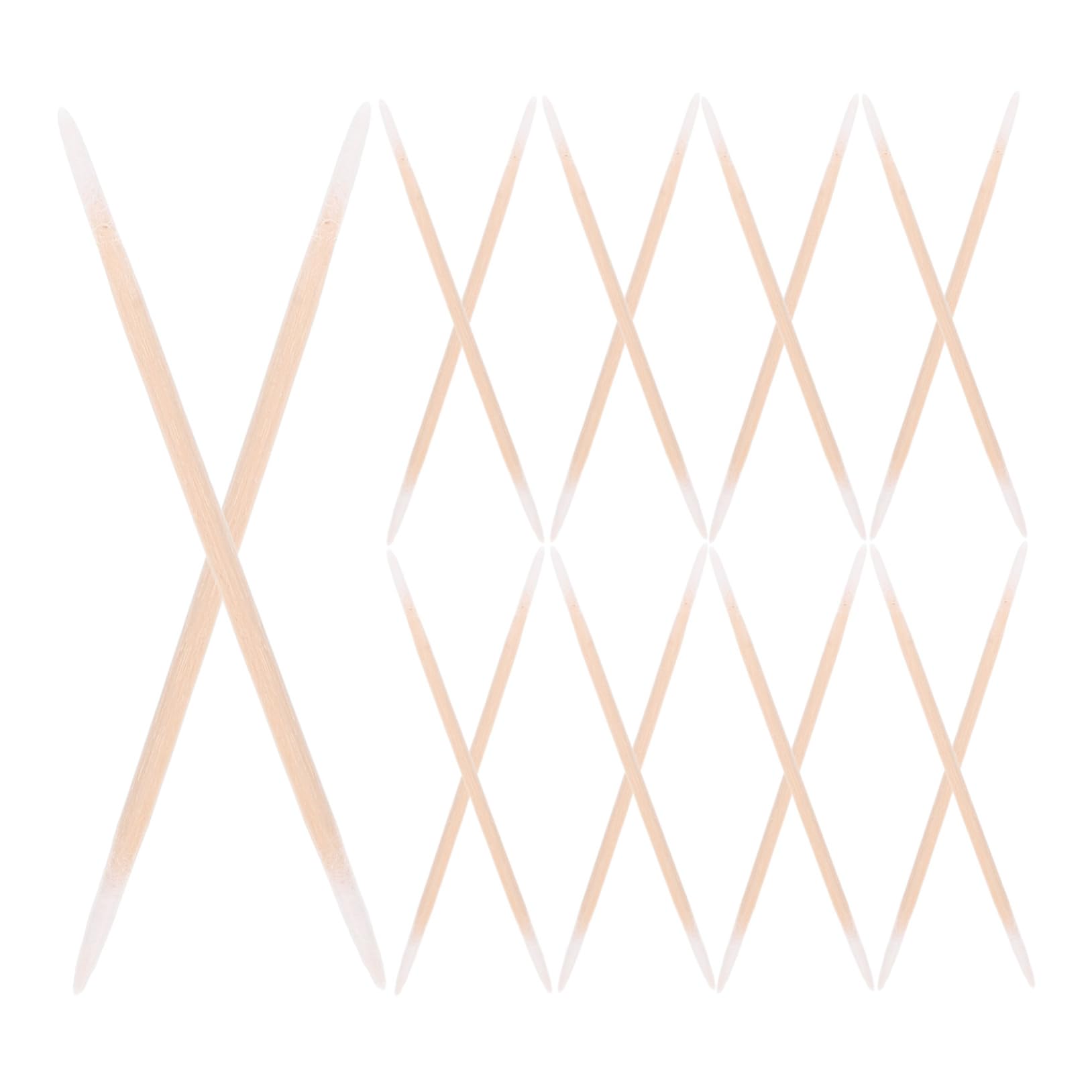 Cabilock Cotton Swabs Double Pointed Tips Precision Cleaning for Makeup Tattoo Soft Wooden Stick 100 Pieces