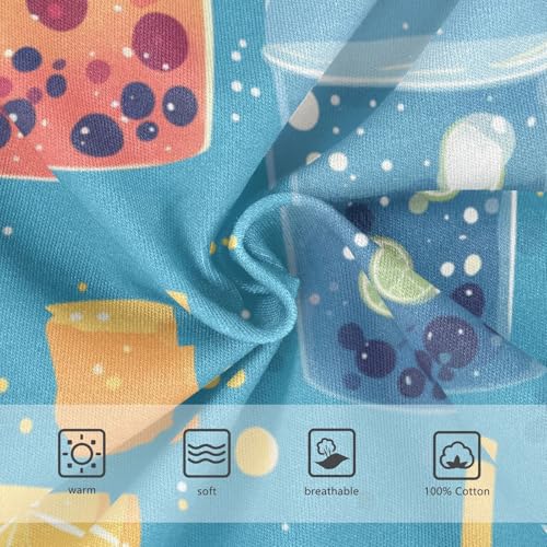 KLL Bubble Tea Pattern Toddler Boy Soft Briefs Breathable Children Panties3