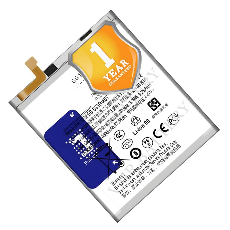 Image of Original EB-BG990ABY Battery Compatible for Samsung Galaxy S21 FE 5G (SM-G9900, SM-G990B, SM-G990B /DS) - (4500mAh) - 1 Year Warranty K7