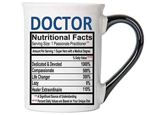 60% Off Discount Cottage Creek Doctor Gifts | Doctor Mug Ceramic Nutritional Facts 16oz | | Doctorate Graduation Gifts Super Deal Product Cottage Creek Doctor Gifts | Doctor Mug Ceramic Nutritional Facts 16oz | | Doctorate Graduation Gifts