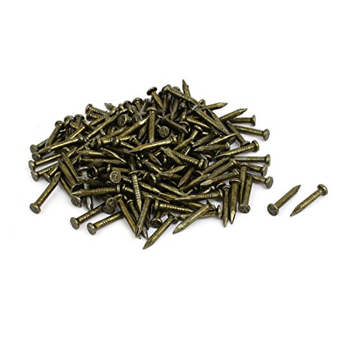 Aexit Fiber Concrete Fastener Cement Wall Carbon Steel Point Tip Wire Nails 2.8mmx20mm 300PCS Model:66as642qo646