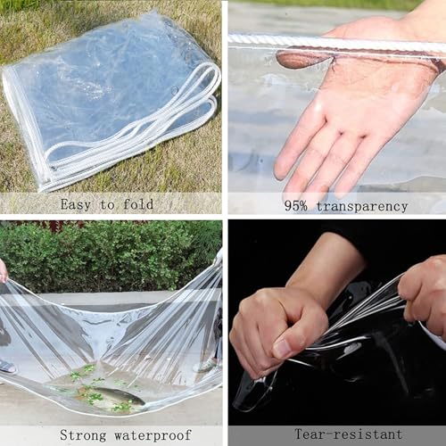 Bâche transparente anti-gel pour protéger vos plantes de serre et votre balcon - 4