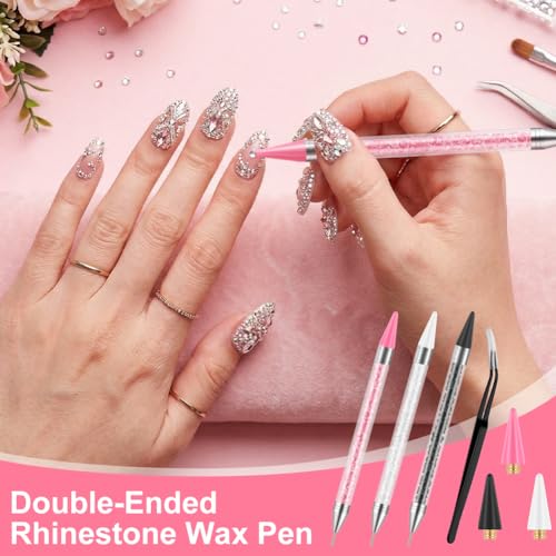 AYBUY 7 sztuk pędzli do paznokci detalicznych, zestaw do paznokci DIY Nail Art Designs, pędzle do paznokci, dekoracja manicure