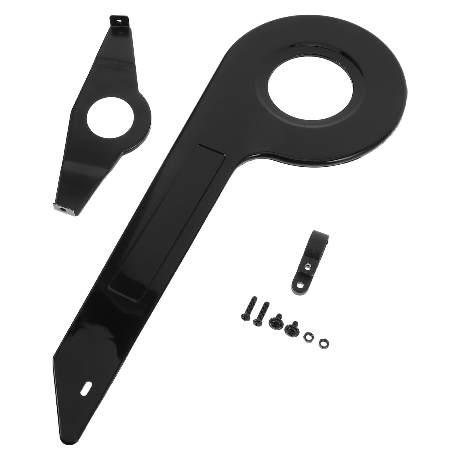 Alipis Protezione per Catena Bici Copricatena Pignone Anteriore per Corone 32-36T Copripedivella Leggero Antirumore per Mountain Bike e Bici da Corsa