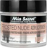 Mia Secret Frosted Nude Acrylic Powder MADE IN USA multiple sizes (1 oz.)