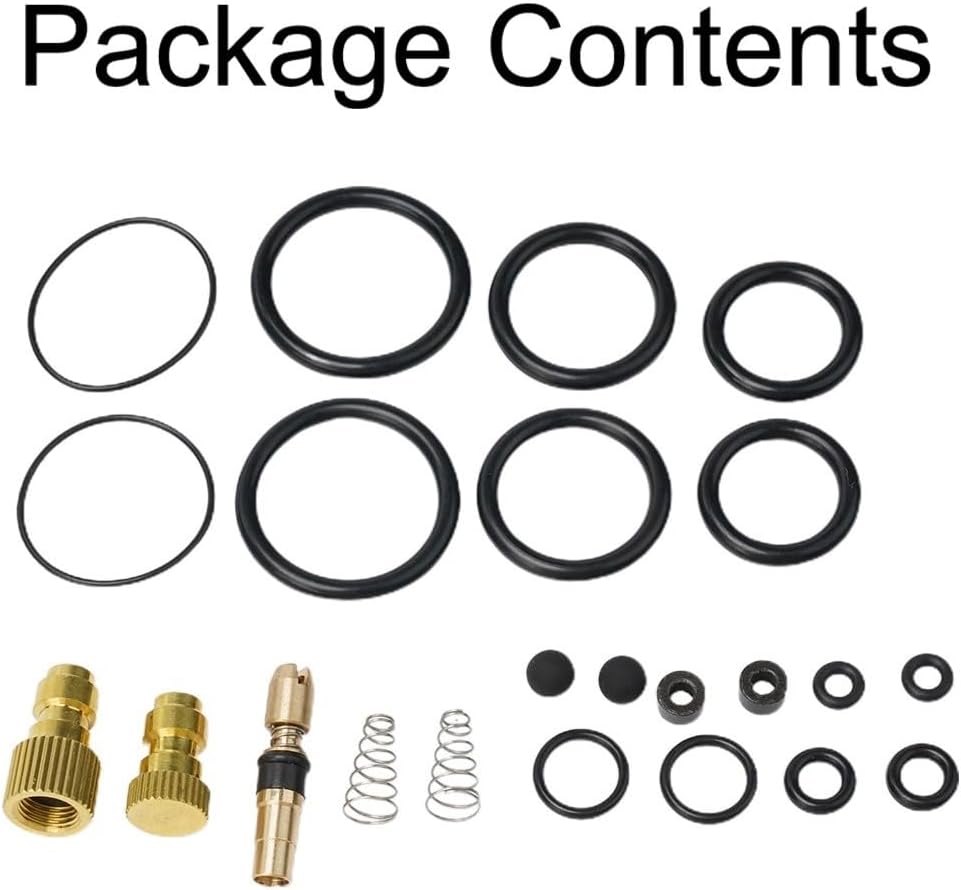 High Pressure Pump Seal Kit, 20PCS O-Ring Spare Parts, 4500PSI Replacement Manual Pneumatic Pump Accessories