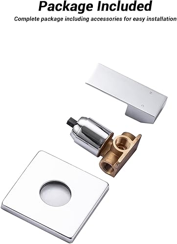 Miniatura 7 de Válvula de ducha de baño de montaje en pared, mezclador de válvula de ducha de una sola manija, mezclador de calor y frío, kit de ajuste de válvula